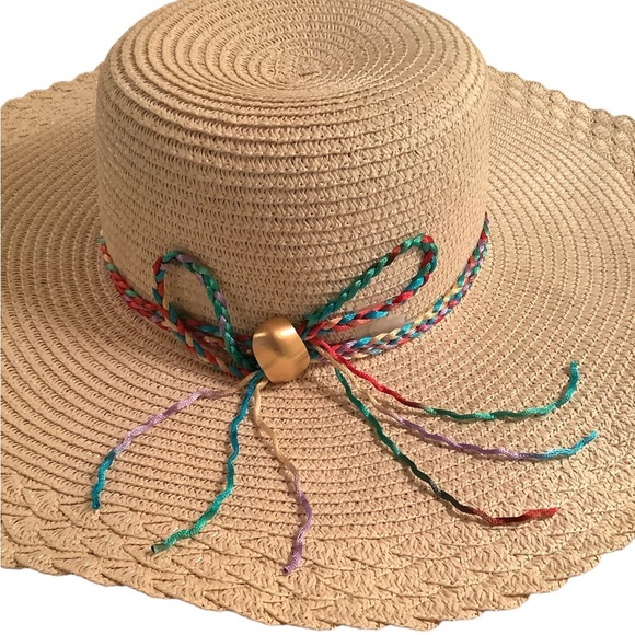 Straw Sun Beach Hat - Picture 7 of 7